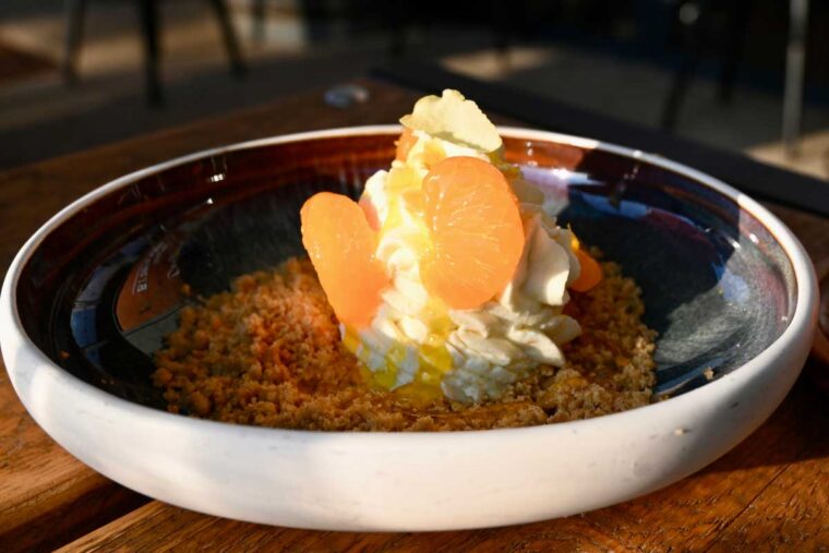 Deconstructed Mandarin Cheesecake - Brilliant Gastro