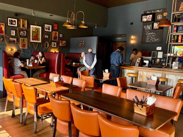 The Interior of Brilliant Gastro - Southall, London