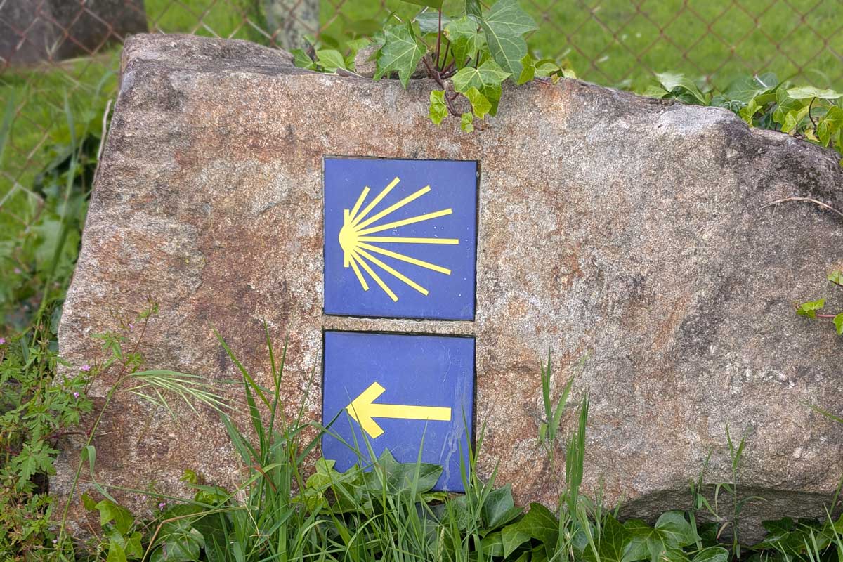 Signposts for Pilgrims on the Santiago de Compostella