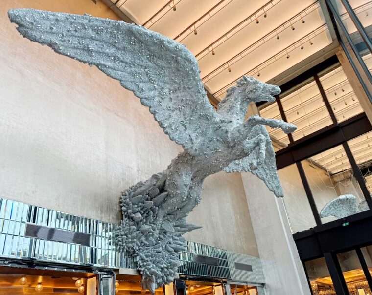 Damien Hirst Pegasus - Brasserie of Light, Selfridges