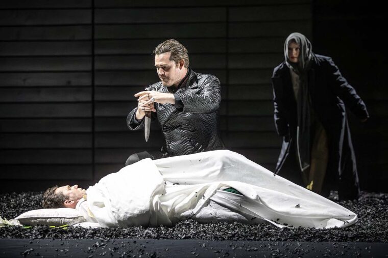 Garibaldo is the true villain of Rodalinda - Brandon Cedel on stage at Garsington