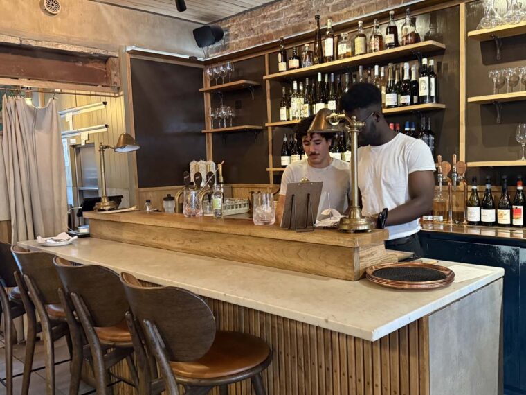 Interior of Fire and Wine