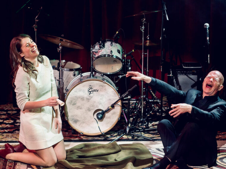Georgina Fairbanks (L) and Johnson Willis (R) in Wilko (c) Nick Haeffner