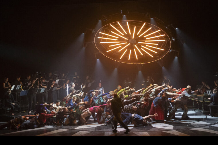 Les Indes Galantes cast on stage at the Grange Festival