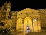 Palermo Cathedral is especially beautiful seen at night when it is illuminated.