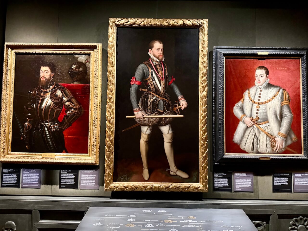 Spanish Gallery paintings