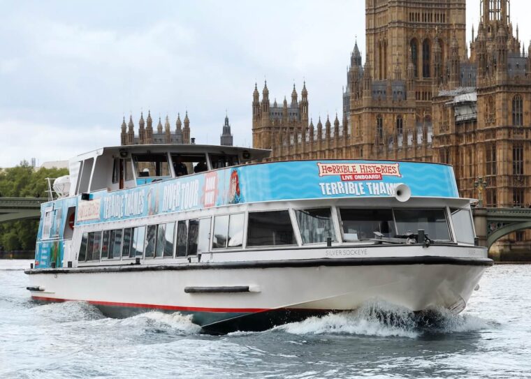 Horrible Histories - TERRIBLE THAMES boat