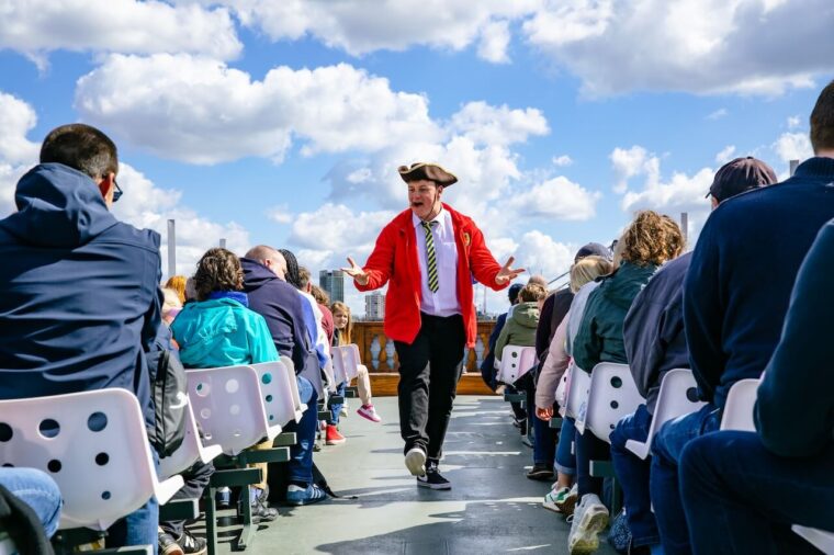 Billy aboard Horrible Histories Terrible Thames
