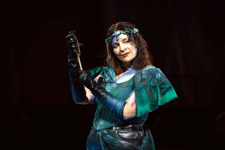 Sophie Goldrick as Juno - Semele - Waterperry Opera at Holland Park - Credit Jennifer Hawthorn