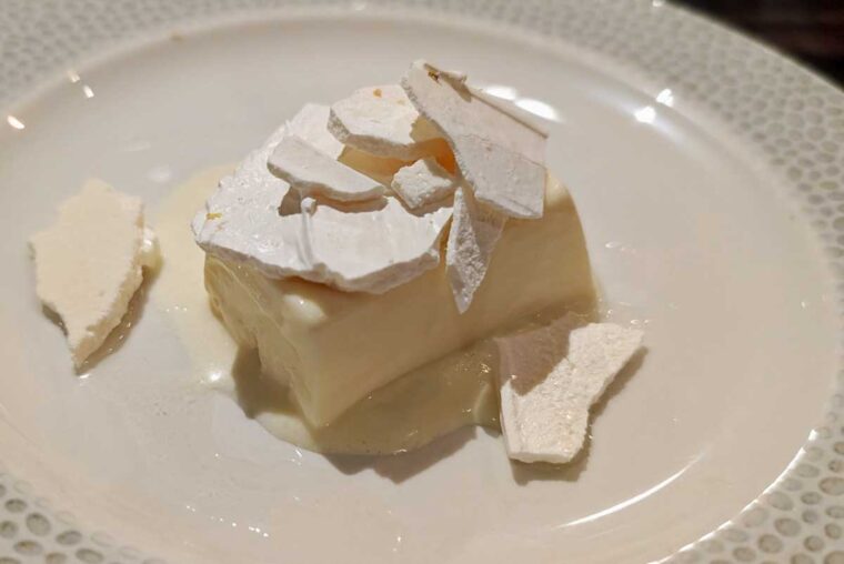 Lemon dessert at the Jugged Hare