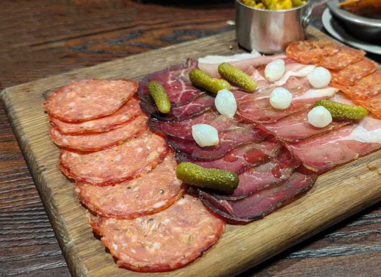 Charcuterie at the Jugged Hare