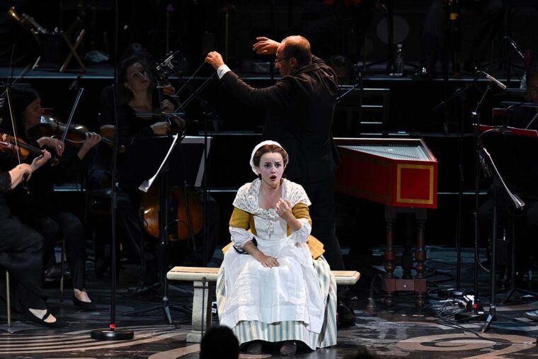 Elisabeth Boudreault as Barbarina - Glyndebourne Marriage of Figaro at BBC Proms
Royal Albert Hall, London, UK;
Credit: Chris Christodoulou/BBC