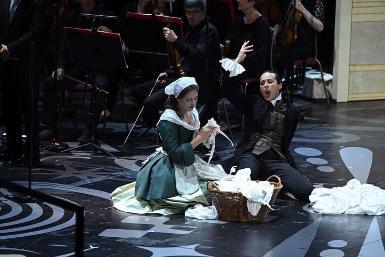Susanna and Cherubino in The Marriage of Figaro - Glyndebourne at BBC Proms
Royal Albert Hall, London, UK;
Credit: Chris Christodoulou/BBC