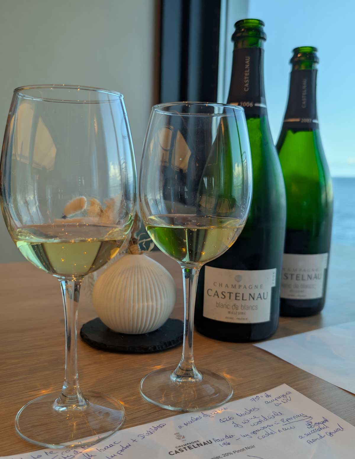 Champagne Tasting on board SH Diana