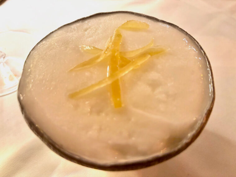 Jacuzzi lemon sorbet