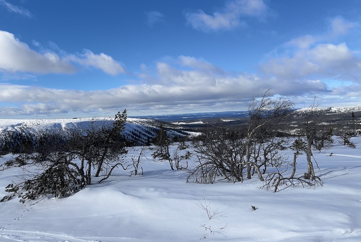 View from the top of Tandådalen