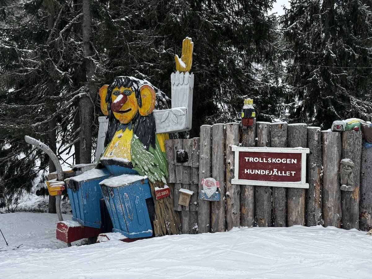 Trollskogen in Hundfället