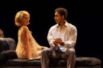 095. Tamzin Outhwaite & Jordan Stephens in Entertaining Mr Sloane at Young Vic. ©Ellie Kurttz