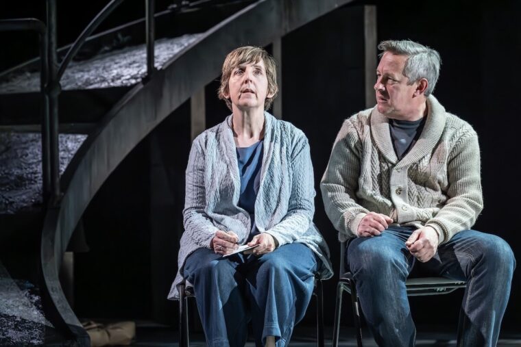 Julie Hesmondhalgh & Tony Hirst as Joan and David.
Photo by Marc Brenner