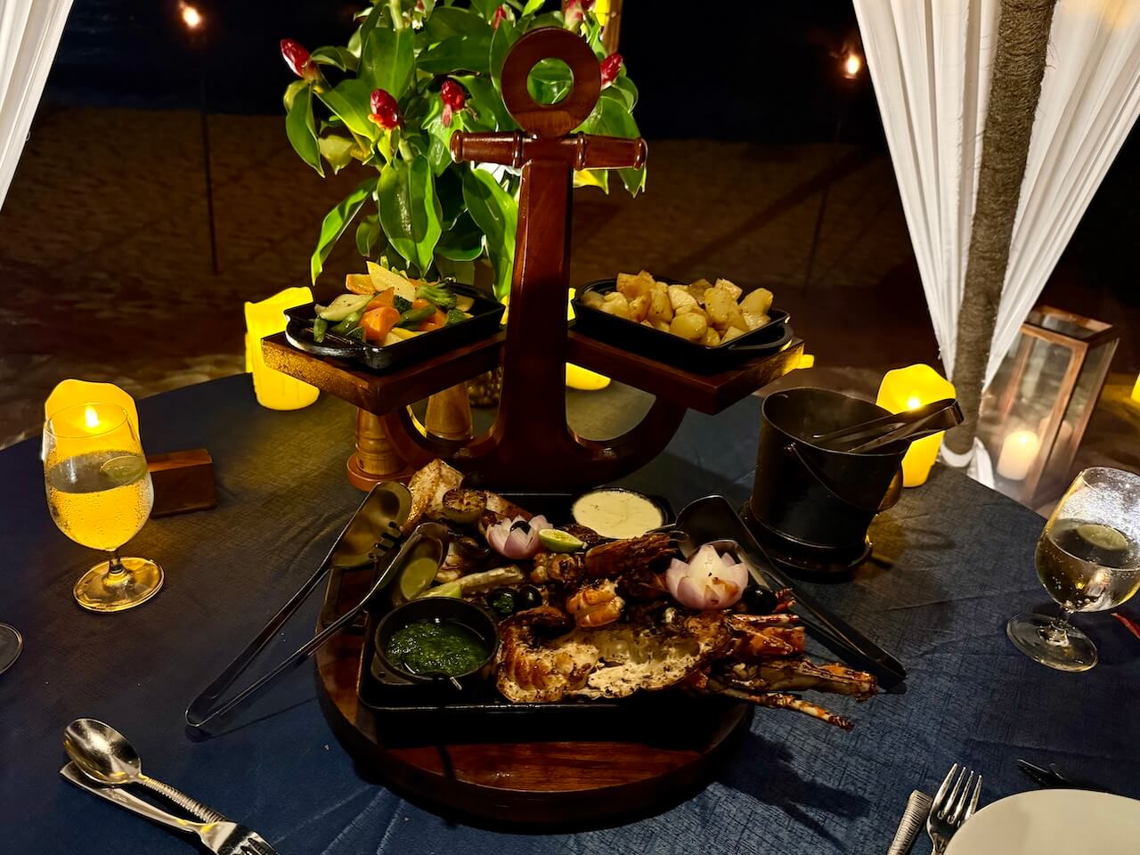 Seafood platter Anantara Peace Haven