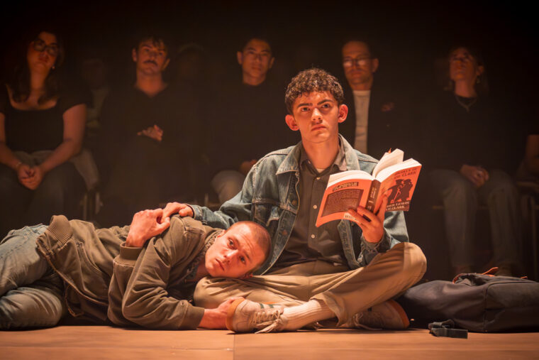 Ruaridh Mollica (Chris) and Joe Locke (Jake) in Clarkston. Photo by Marc Brenner