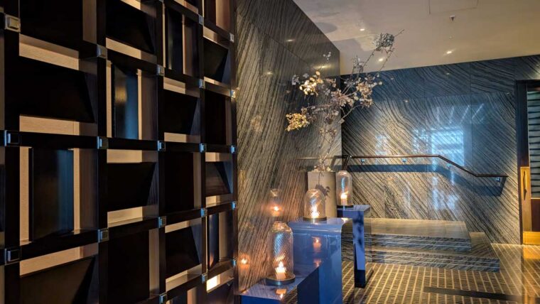 The entrance to Nobu Portman Square