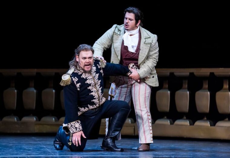Valentyn Dytiuk - Henri and Quinn Kelsey - Montfort - The Sicilian Vespers Royal Opera House 2025