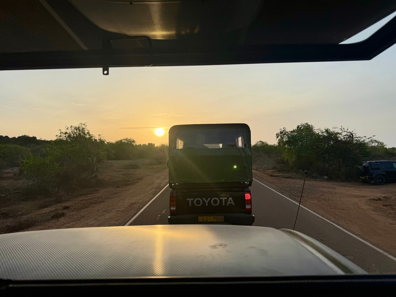 Yala Safari park at dawn
