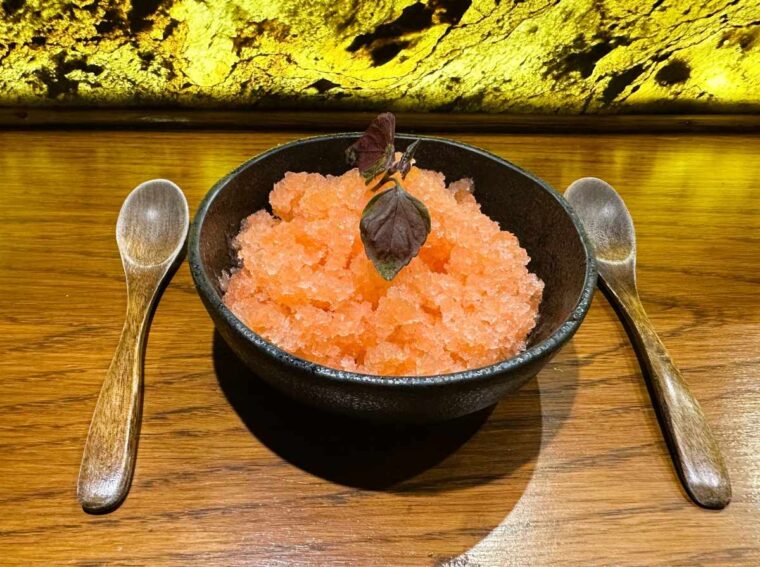 Junsei yuzu sorbet