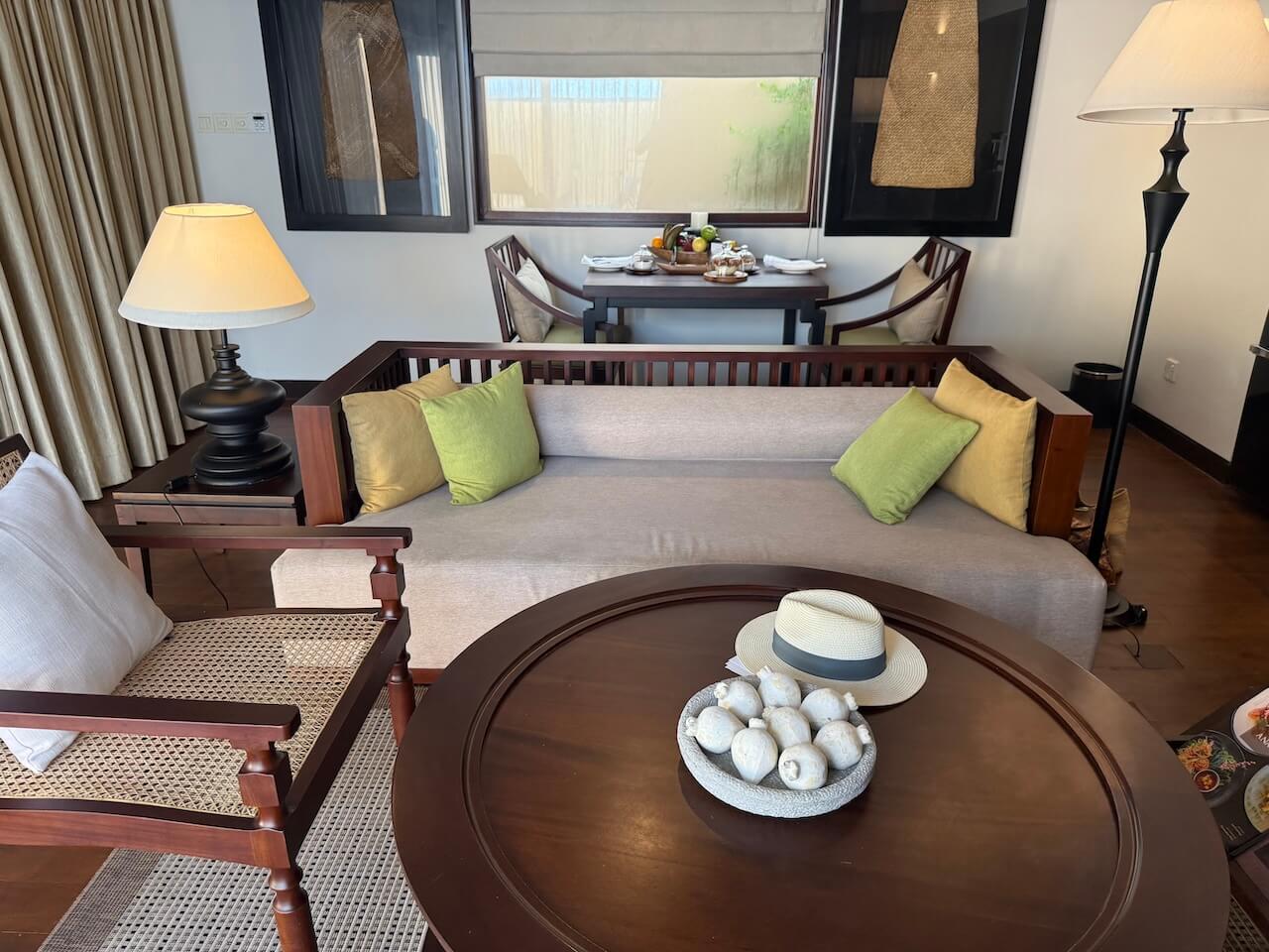 Living room in Pool villa