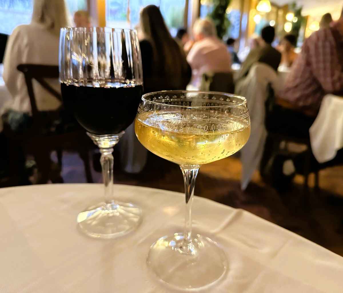 Margaux, Paris, has a comprehensive wine list, cocktails, aperitifs and digestifs