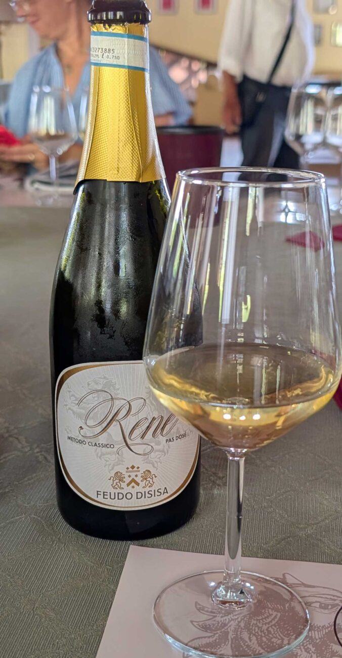  Rene Sparkling Wine at Feudo Disisa