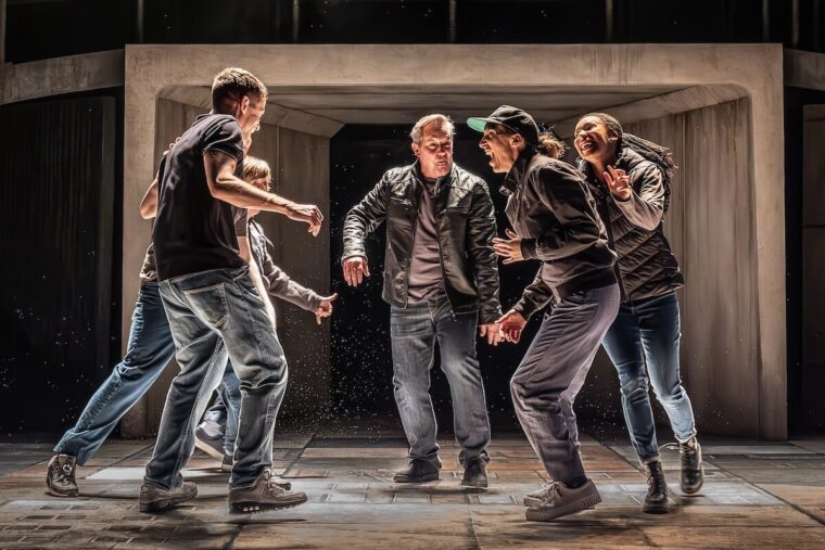 The cast of 'Punch'.
Photo by Marc Brenner