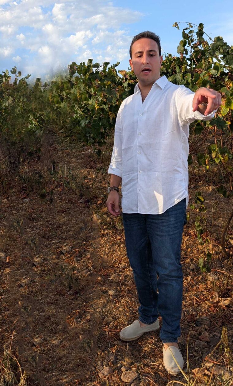 Tolo Winery - the winemaker Francesco Tola