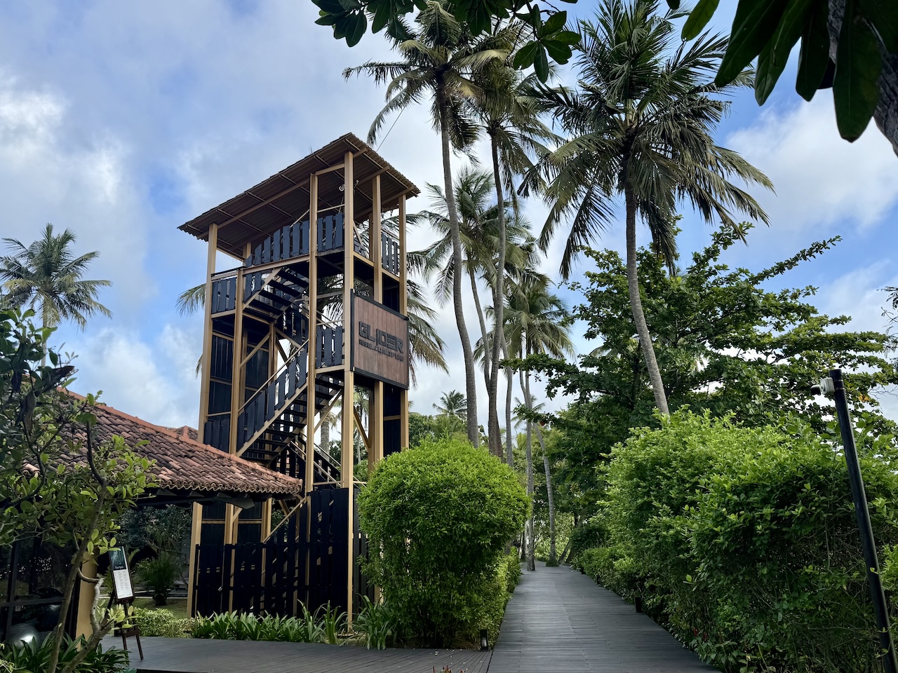 Zip line Anantara Kalutara