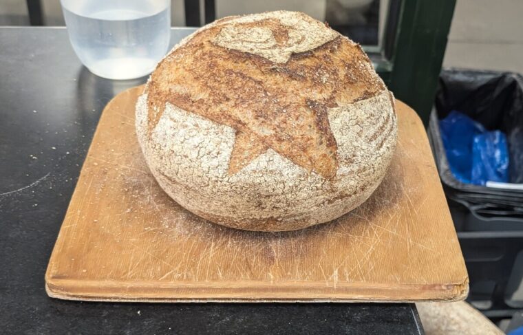 Loaf baked at Bread Ahead
