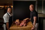 Chef Mike Reid and Martin Williams, CEO, The Evolv Collection at the Liverpool Street Chop House and Tavern