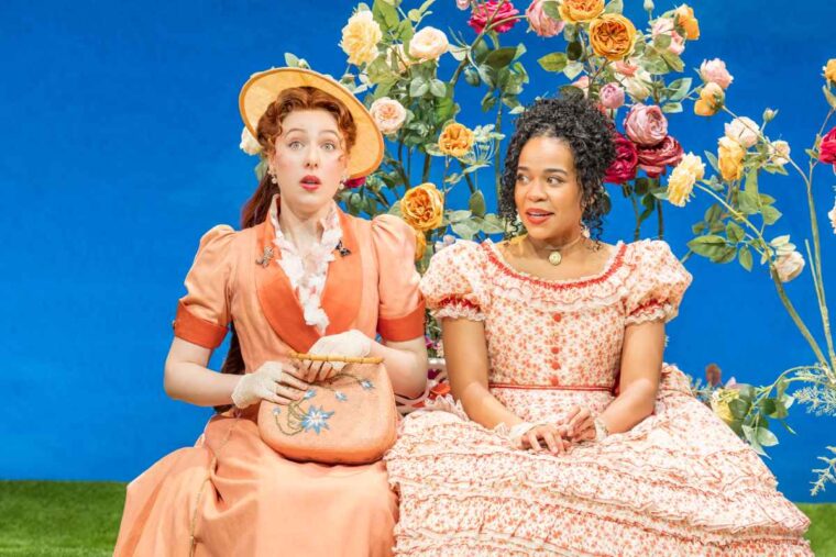 Kitty Hawthorne and Jessica Whitehurst in West End transfer of The Importance of Being Earnest © Marc Brenner