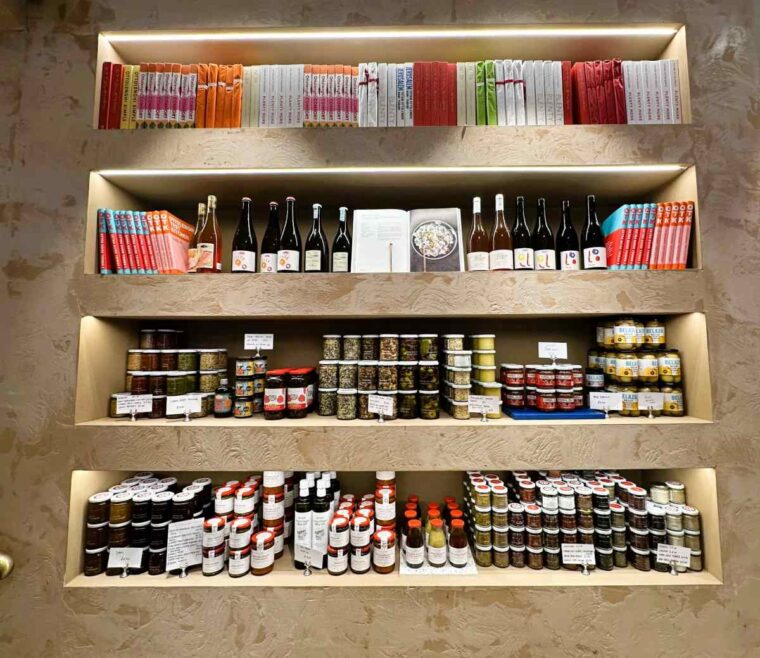 Ottolenghi Hampstead has a deli section with a wide array of spices, sauces, pastes and relishes