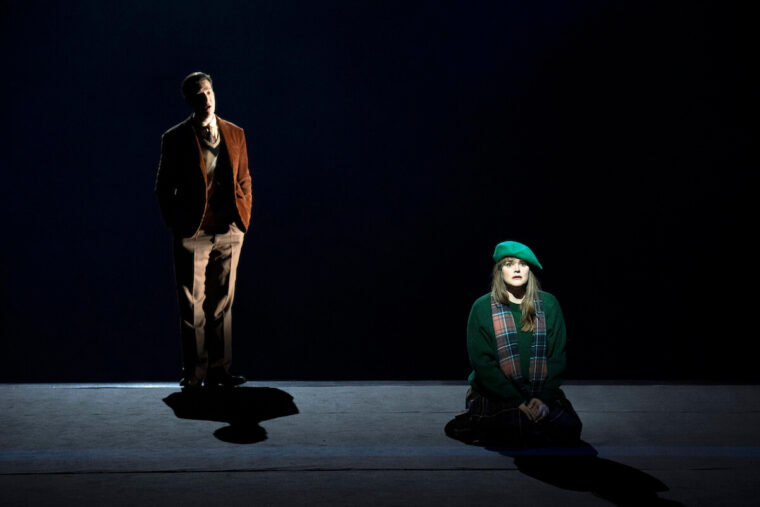 David (Edward Hawkins) and Bobbie (Jessica Cale). The Railway Children, Glyndebourne Autumn Season 2025