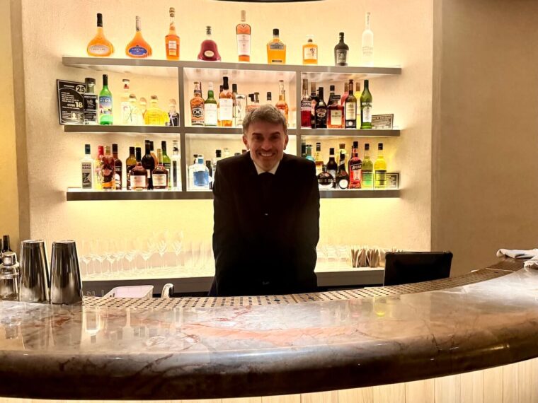 Barman at 74 Charlotte Street