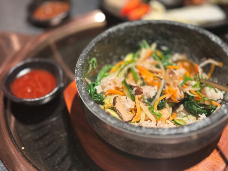 Yachae Dolsot Bibimbap - Vegetable Stone-Pot Rice Bowl 