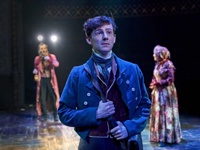 Connor Wood as the Young Ebenezer - Photo by Manuel Harlan