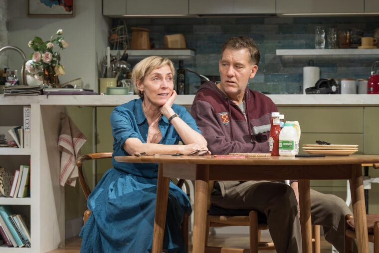 Saskia Reeves (Julie) and Clive Owen (Alfie) in End at the National Theatre. Photographer Marc Brenner 03422.jpeg