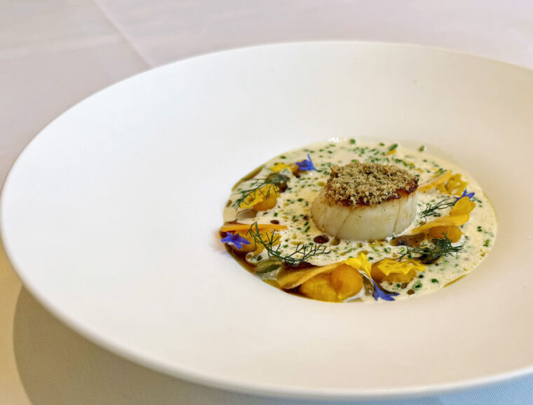 Scallop, the Dining Room Goring Hotel