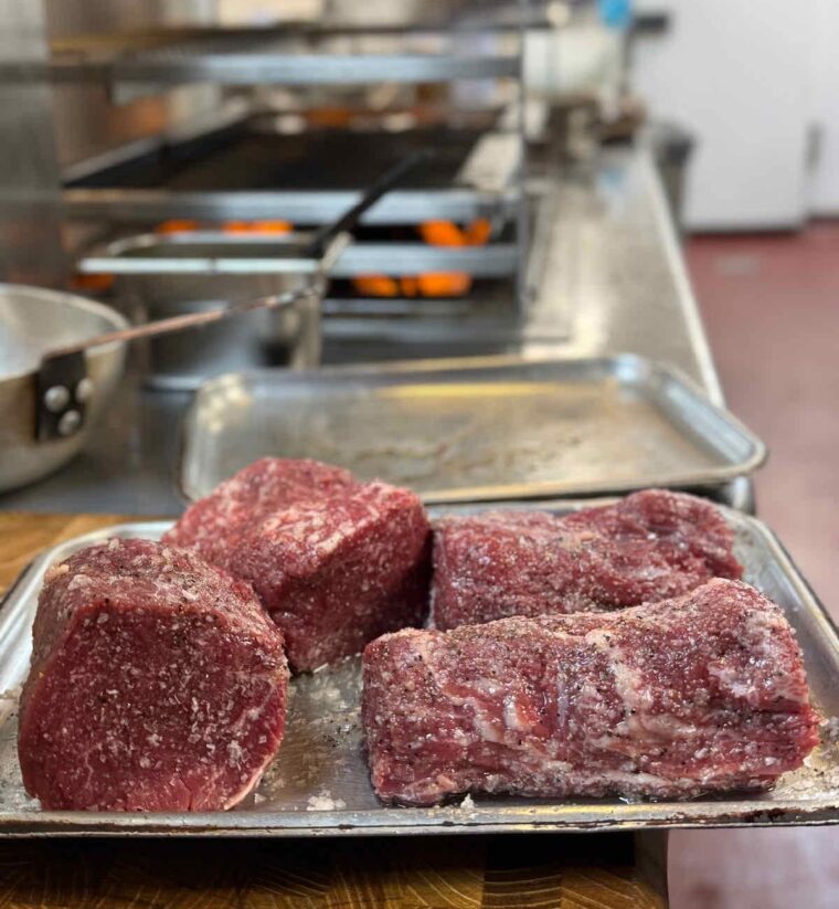 Seasoned beef fillet