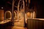 The glowing modern interior of Soom Korean Restaurant in London