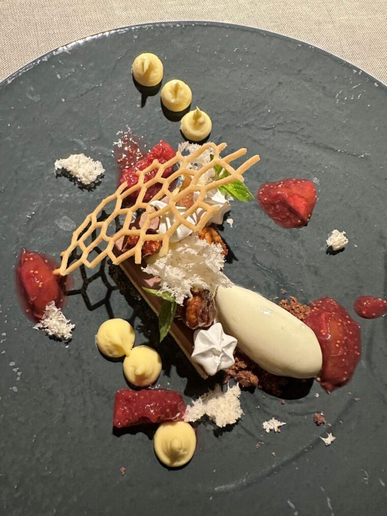 Chocolate Torte with Buttermilk ICe Cream