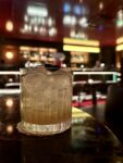 Mezcal Spritz at Bar Encore, downstairs at Toum Restaurant in London's Mayfair