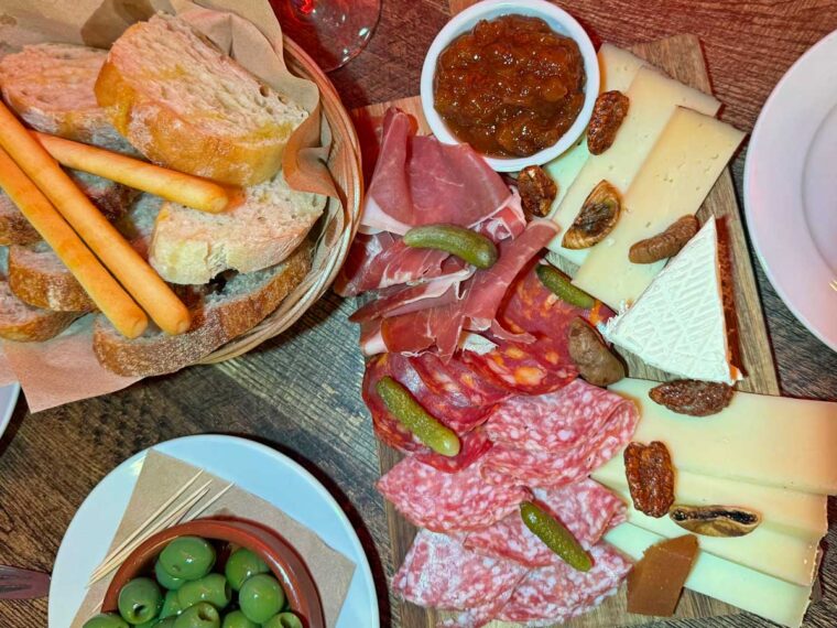 Charcuterie and Cheese Sharing Platter, Courtyard Wine Cellars